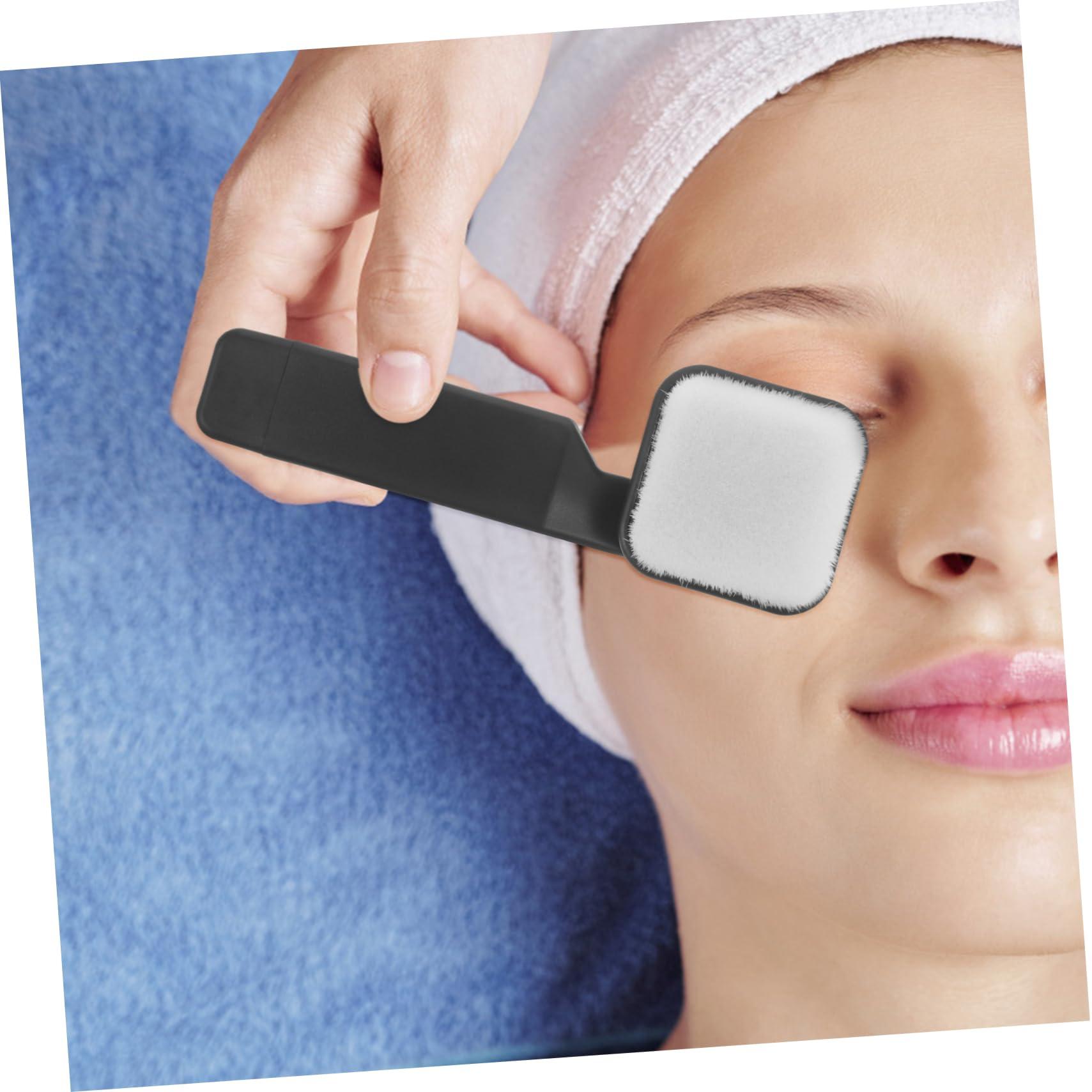 OSOLADY OSOLADY Square Facial Cleansing Brush Face Scrubber Men Face Exfoliator Face Scrub Brush Handheld Facial Brush Facial Scrubber Face Cleansing Brush Exfoliator Face Washer Black