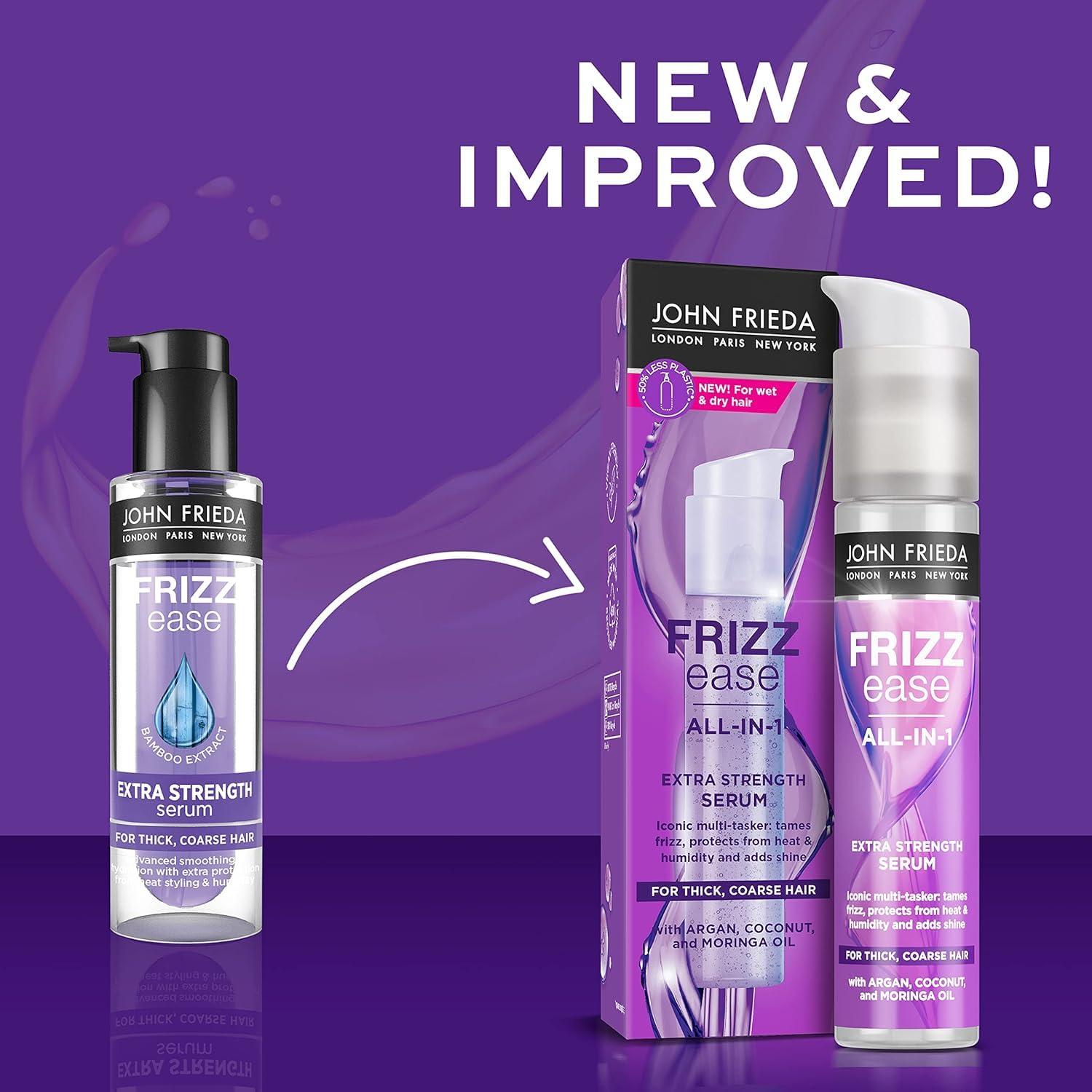 John Frieda John Frieda Frizz-Ease Extra Strength 6 Effect Serum, 1.69 Ounce (3 Pack)