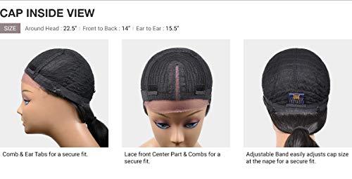 FREE TRESS Freetress Equal Lace Front Wig - FREE PART LACE 205 (2 Dark Brown)