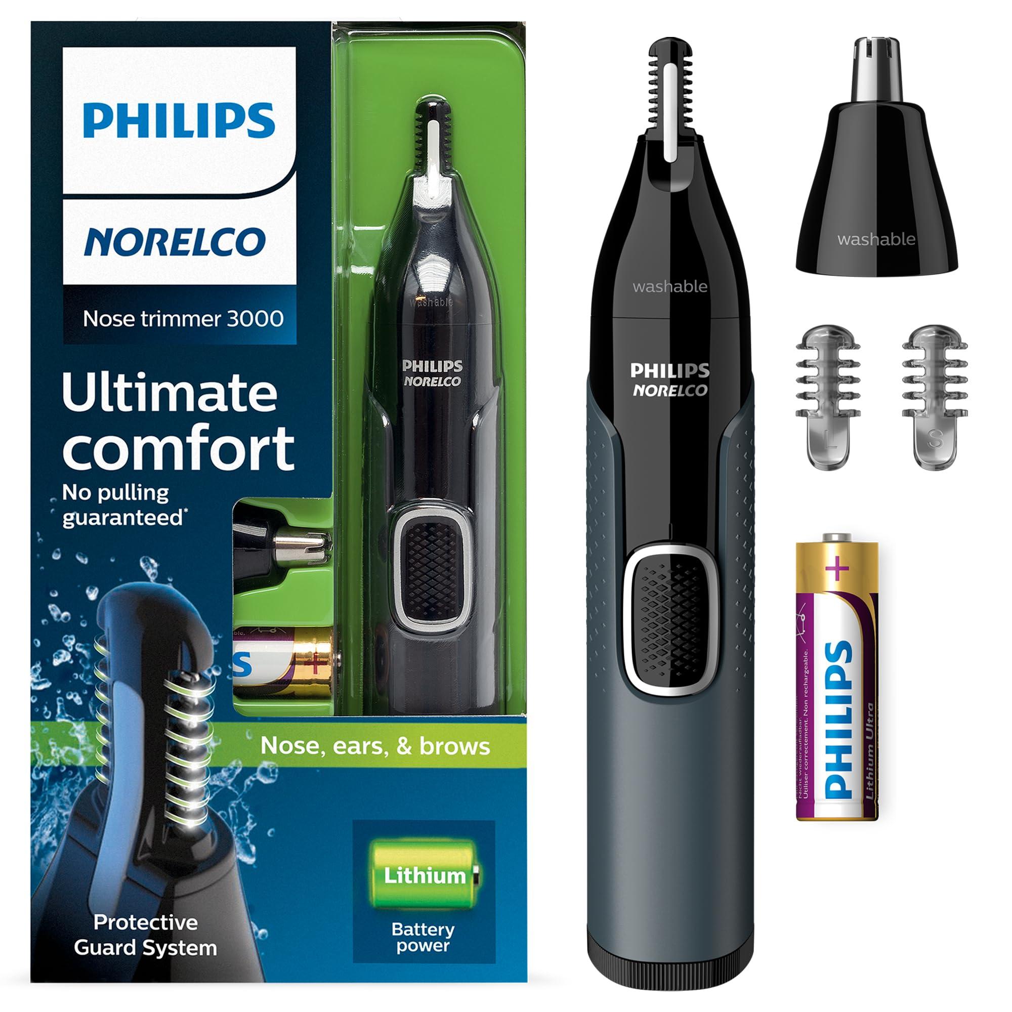 Philips Norelco Philips Norelco Nose Trimmer 3000, for Nose, Ears and Eyebrows, Black, NT3600/42