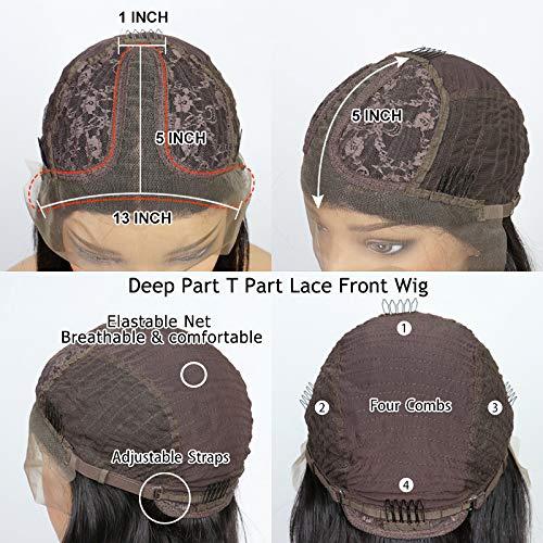 YMS YMS Orange Ginger Wigs for Black Women Human Hair 150% Density Lace Front Wigs Human Hair Glueless Wigs Human Hair Pre Plucked (14 Inch,Orange Ginger)