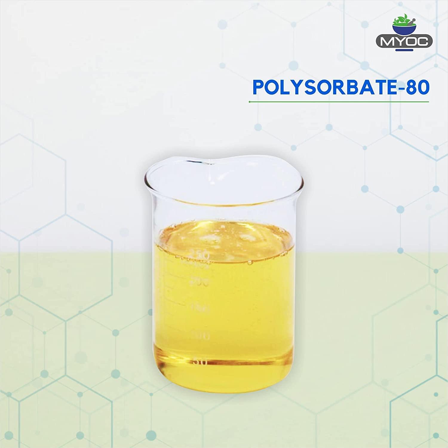 MYOC MYOC Polysorbate 80 Liquid - 33.8 Fl Oz - Versatile Emulsifier for Formulation Stability