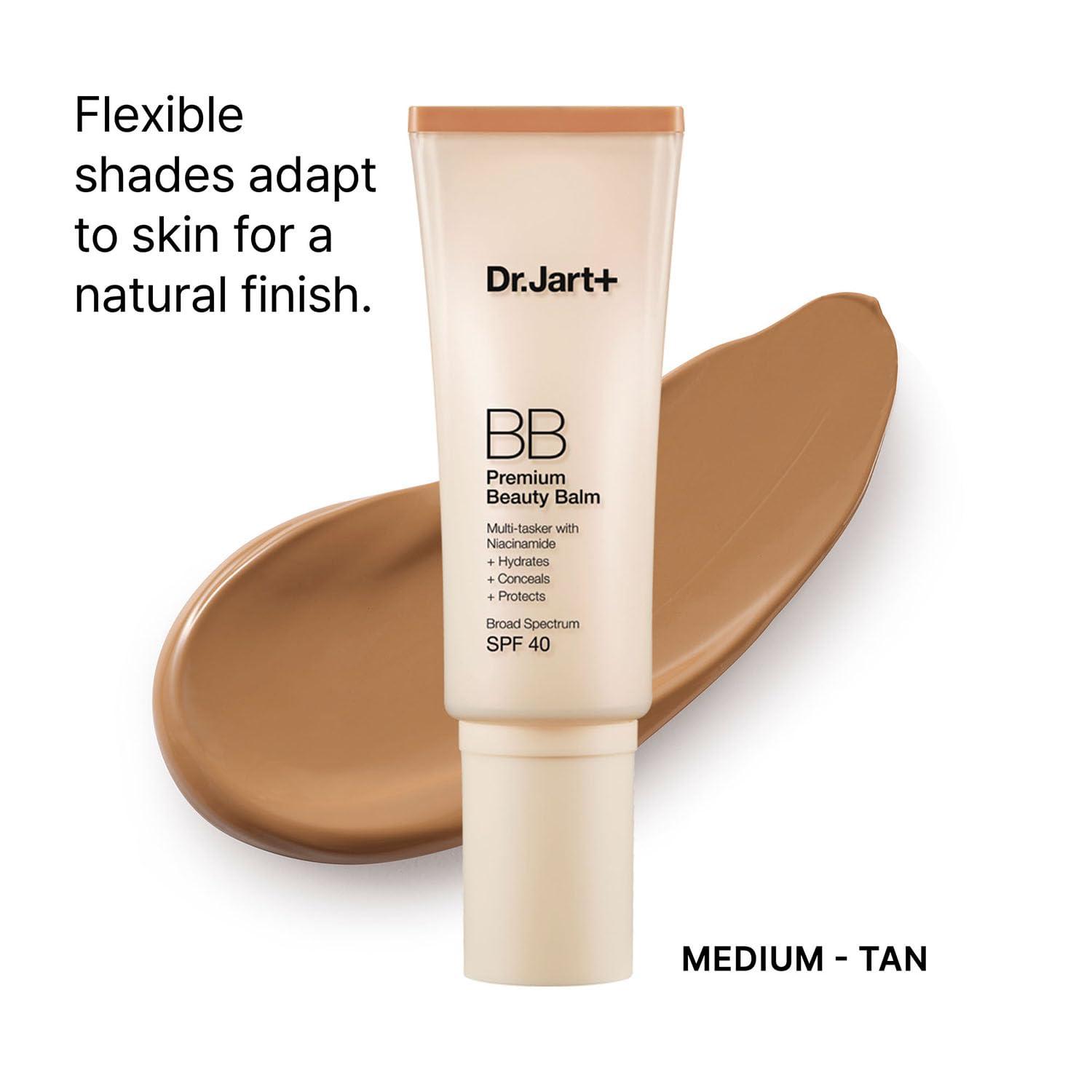 Dr.Jart+ Dr.Jart+ Premium BB Tinted Moisturizer with SPF 40 and Niacinamide | bb cream | Korean Skin Care, Medium-Tan, 1.35 fl oz