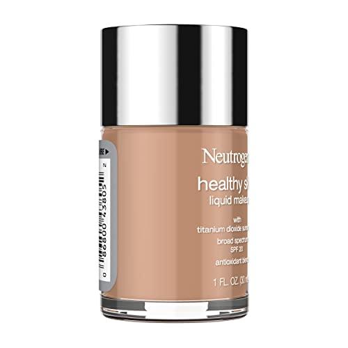Neutrogena Neutrogena Healthy Skin Liquid Makeup Foundation, Broad Spectrum SPF 20 Sunscreen, Lightweight & Flawless Coverage Foundation with Antioxidant Vitamin E & Feverfew, 135 Chestnut, 1 fl. oz