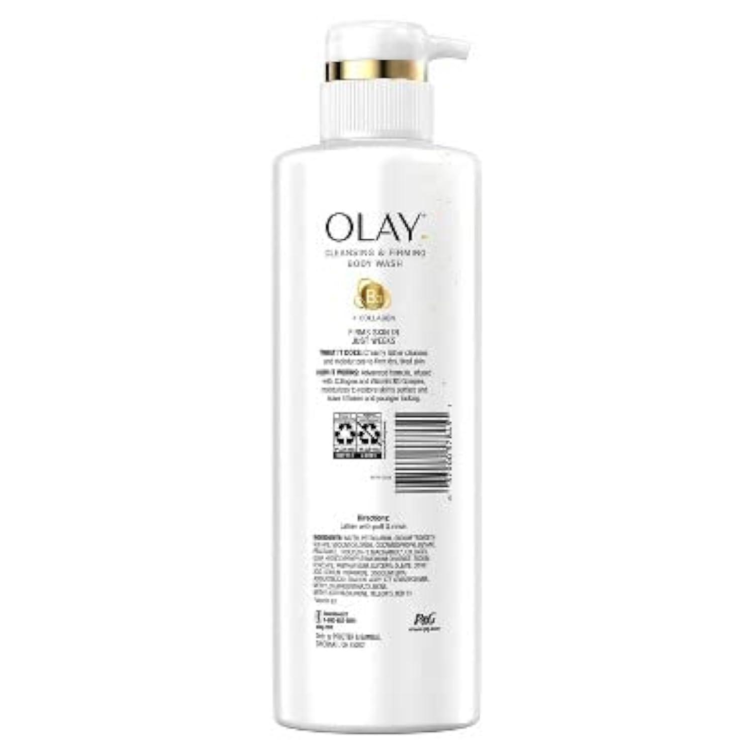 Olay Olay, Cleansing & Firming Body Wash with Vitamin B3 & Collagen, 17.9 Fl Oz