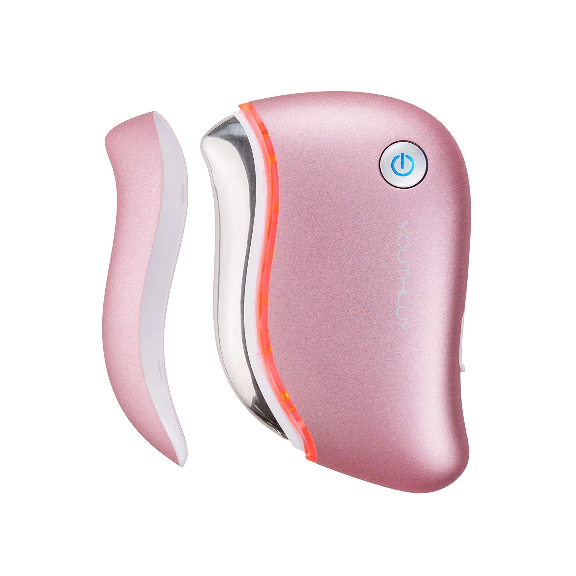 YOUTH LAB YouthLab ProSculpt Gua Sha, Ultimate Facial Scraping/Sculpting/Tightening Tool, Heat/Electric Vibration, Anti-Aging/Wrinkles, Eye/Face Puffiness, Tension Relief, Acupressure, Face Lift, Double Chin