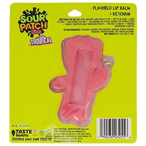 Taste Beauty Taste Beauty Sour Patch Kids–Flavored Lip Balm and Keychain Holder, (Flavor), 2-Piece Set