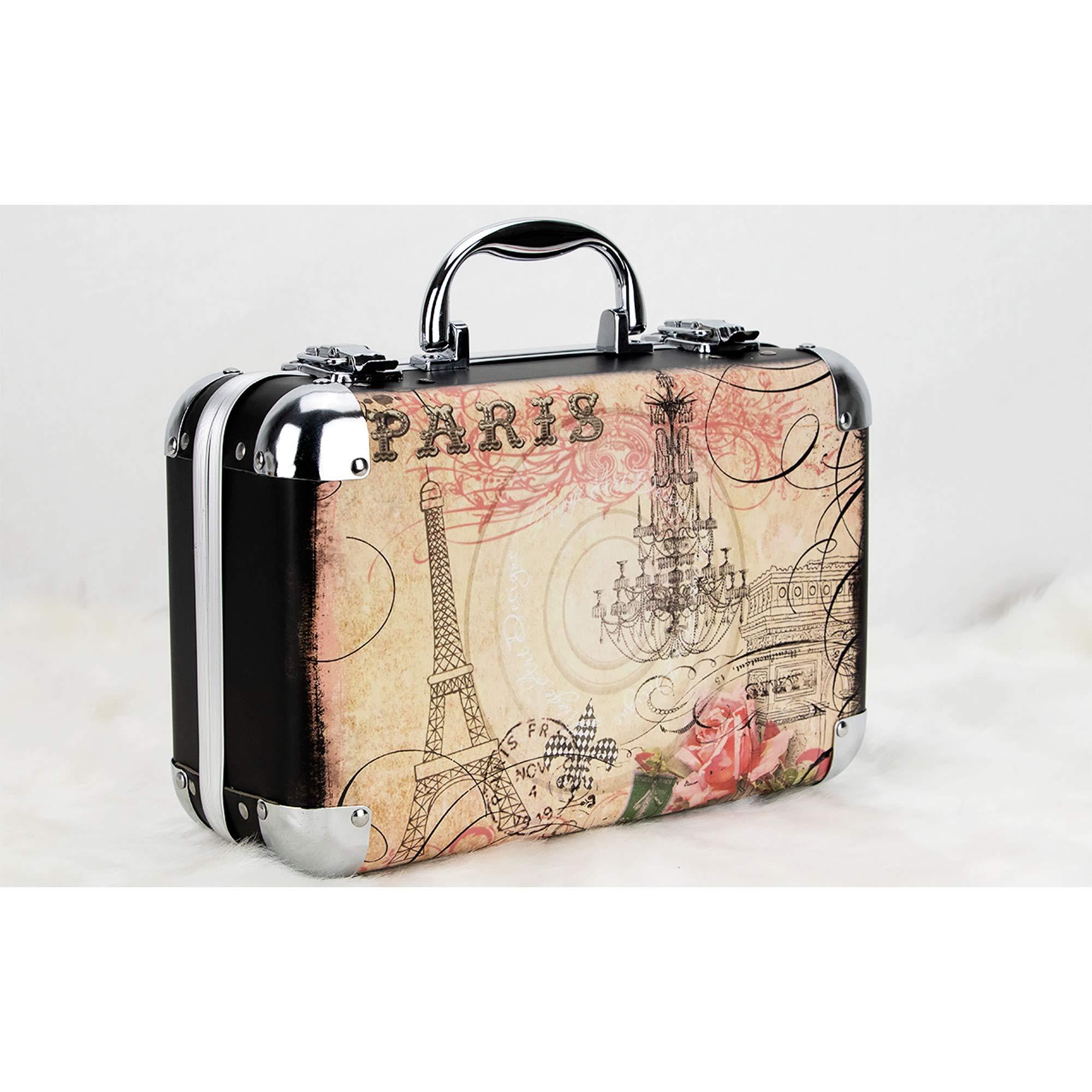 Ver Beauty Ver Beauty 61pcs Makeup Gift Set With Extendable Trays and Mirror, Paris Theme