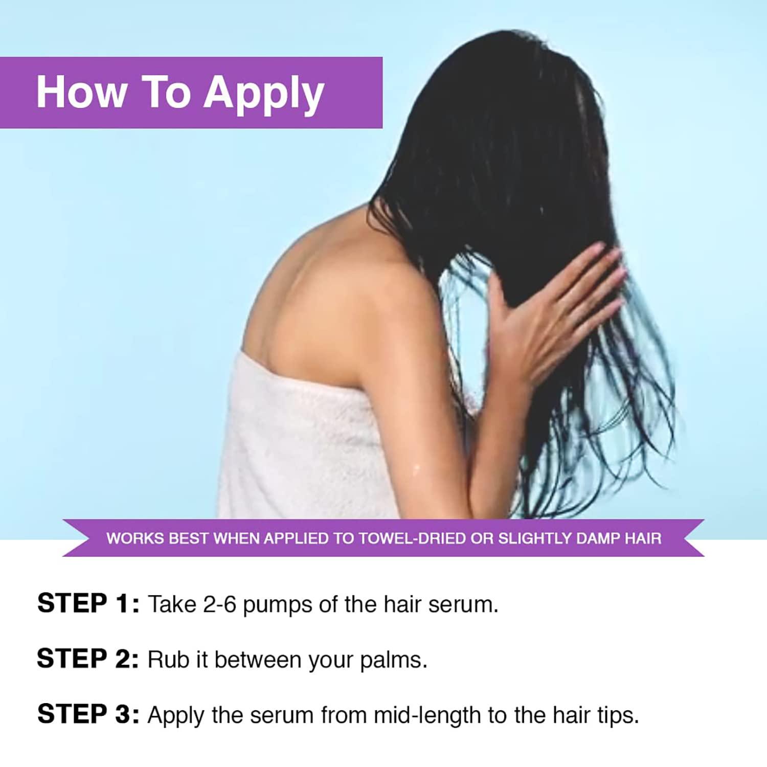 Bare Anatomy Bare Anatomy Ultra Smoothing Hair Serum Powered By Carbohydrate Complex & Niacinamide | Serum for Smooth & Shiny Hair | For Dry & Frizzy Hair | Women & Men | 50 ml