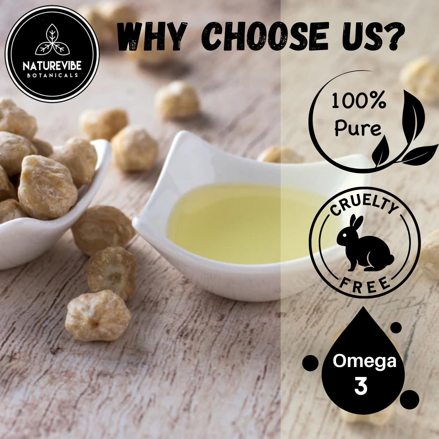 Naturevibe Botanicals Naturevibe Botanicals Kukui Nut Oil 32 Ounces | 100% Pure and Natural | Great for Skin Care and Hair Care