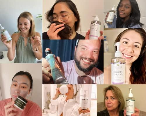 Tree to Tub Tree to Tub Citrus Body Wash for Dry Skin Sensitive Skin Vegan Biotin and Collagen Conditioner for Dry Damaged Hair pH Balanced Moisturizing Body Wash Volumizing Fine Hair Thickening Conditioner