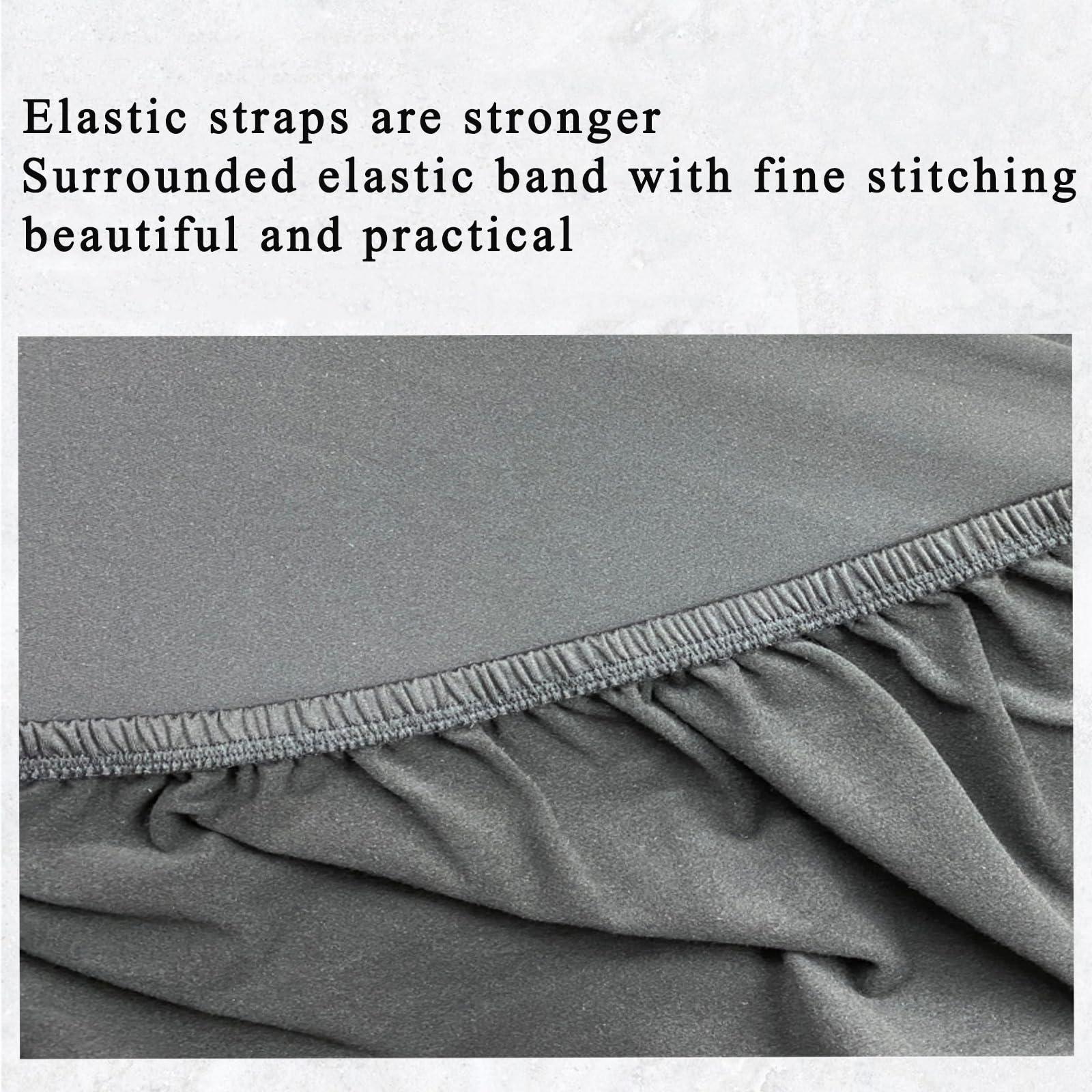 PHASFBJ PHASFBJ Zero Gravity Massage Chair Cover, Stretch Fabric Full Body Shiatsu Massage Chair Protective Cover Recliner Pet Protector Removable Shield Dust Covers,Gray,Whole Body