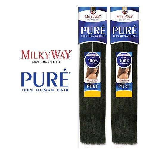 MilkyWay 2-PACK DEALS! Human Hair Weave MilkyWay Pure Yaki (18", 1)