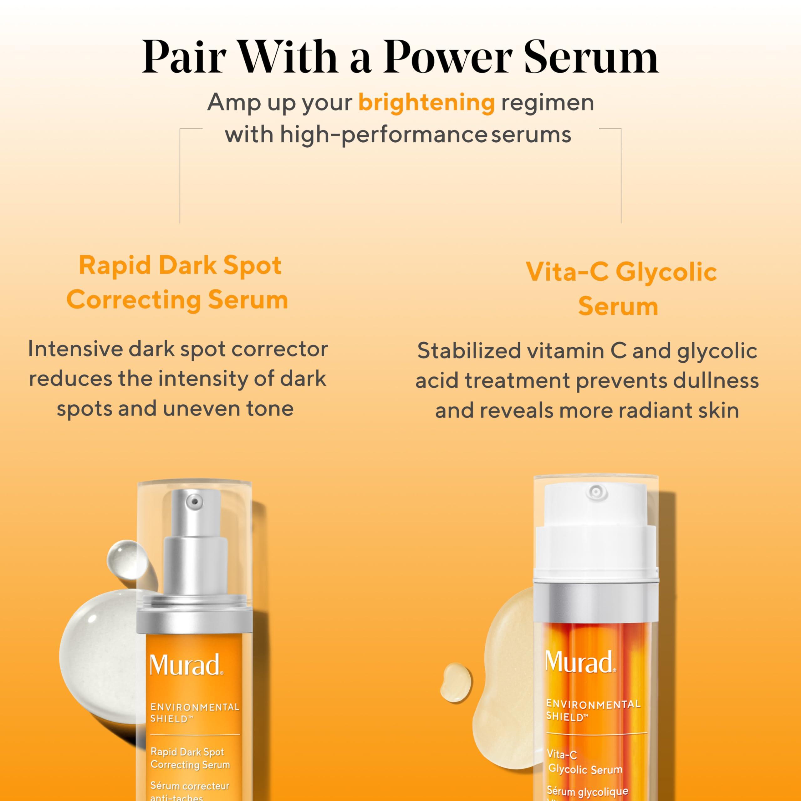 Murad Murad City Skin Age Defense Broad Spectrum SPF 50 - Environmental Shield 100% Mineral Sunscreen - Blue Light Defense - SPF 50 Sunscreen - Light Sunscreen for Face, Travel 0.6 Fl Oz