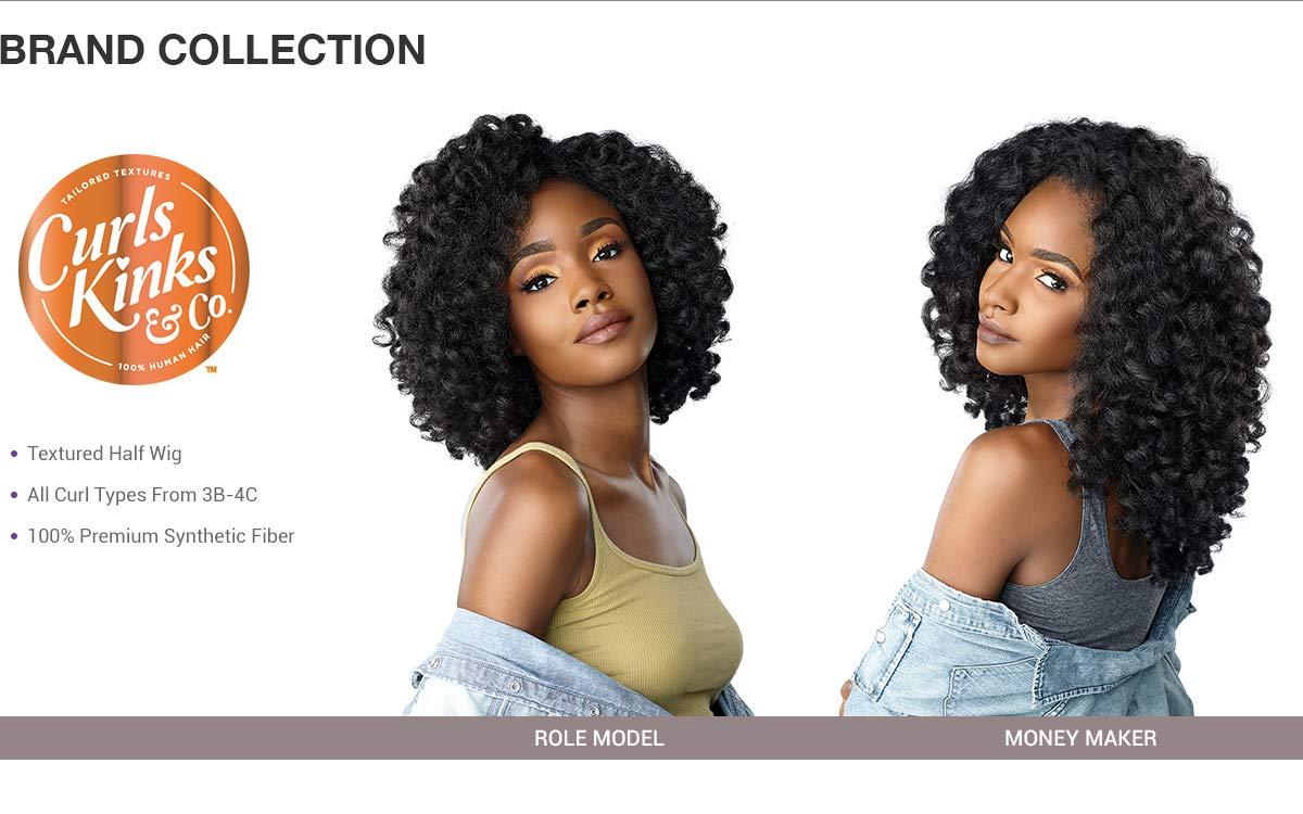 Sensationnel Sensationnel CKCo HalfWig - Synthetic Instant weave full wig style CURLS KINKS AND CO Half wig - MONEY MAKER (2)