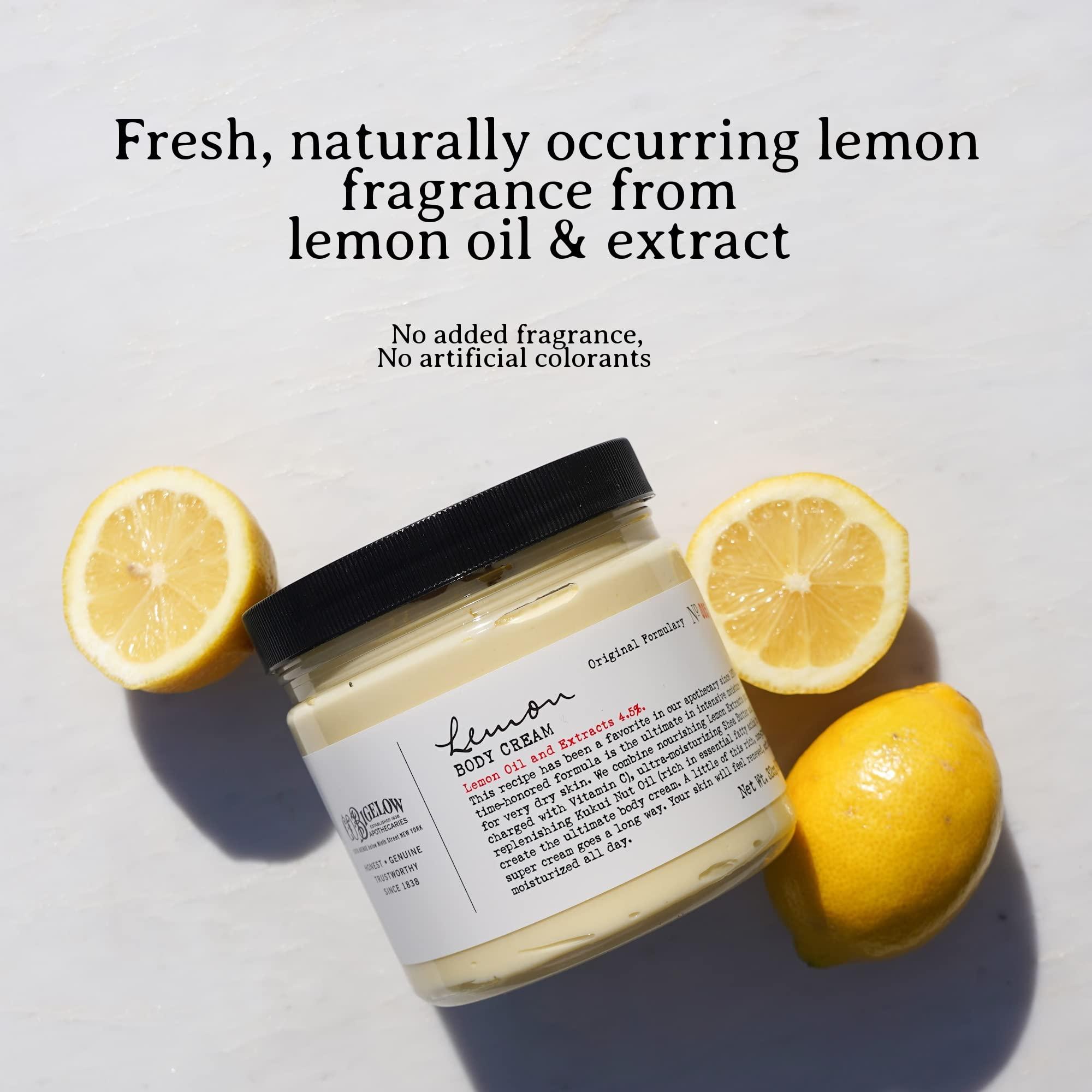 C. O. Bigelow C.O. Bigelow Apothecary Trio, Lemon Hand and Body Care Gift Set of Three (3), Lemon Soap 10fl oz., Body Cream 8 oz., and Hand Treatment, 3oz., Gift Box of Moisturizing Skin Care