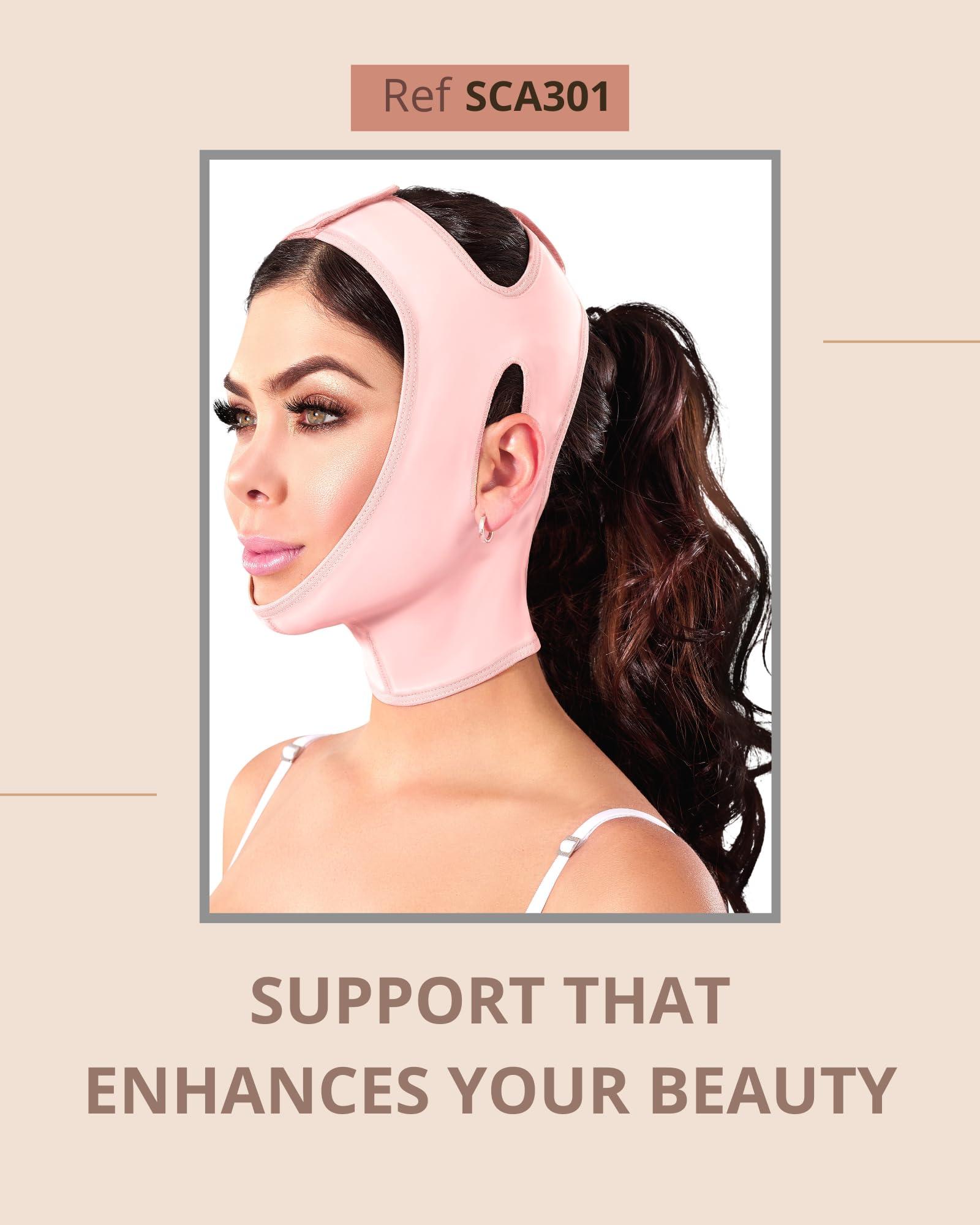 SHAPE CONCEPT Shape Concept Chin Strap Support Band Neck Bandage Mentonera Post Quirurgica Face Lifting Slimmer Chin Lift Facial Compression