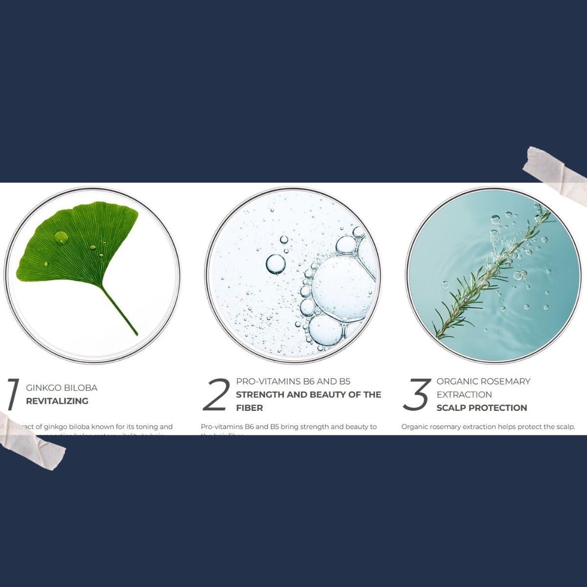 PHYTO PHYTO|PHYTOCYANE - Thinning Hair Shampoo for Men & Women|Revitalizing Formula with Ginkgo Biloba B Vitamins & Rosemary | Promotes Thicker & Stronger Hair|250ml