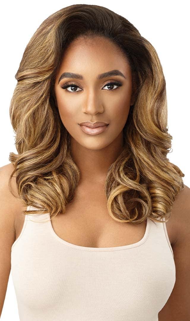 Outre Outre Synthetic Quick Weave Wig - Neesha H305 (Color:DRGIBRN)