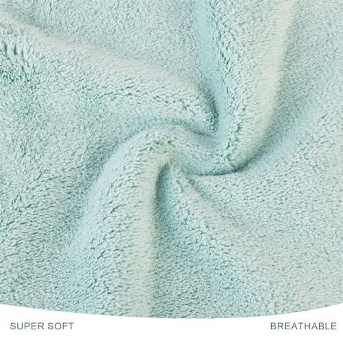 PHOGARY PHOGARY Microfiber Makeup Remover Cloth, 6 Pack Reusable Makeup Eraser Cloth for Face, Microfibre Erase Your Face Washcloths, Make up Cloth Remover Towel - Gentle on Skin (8 x 8in, Green)