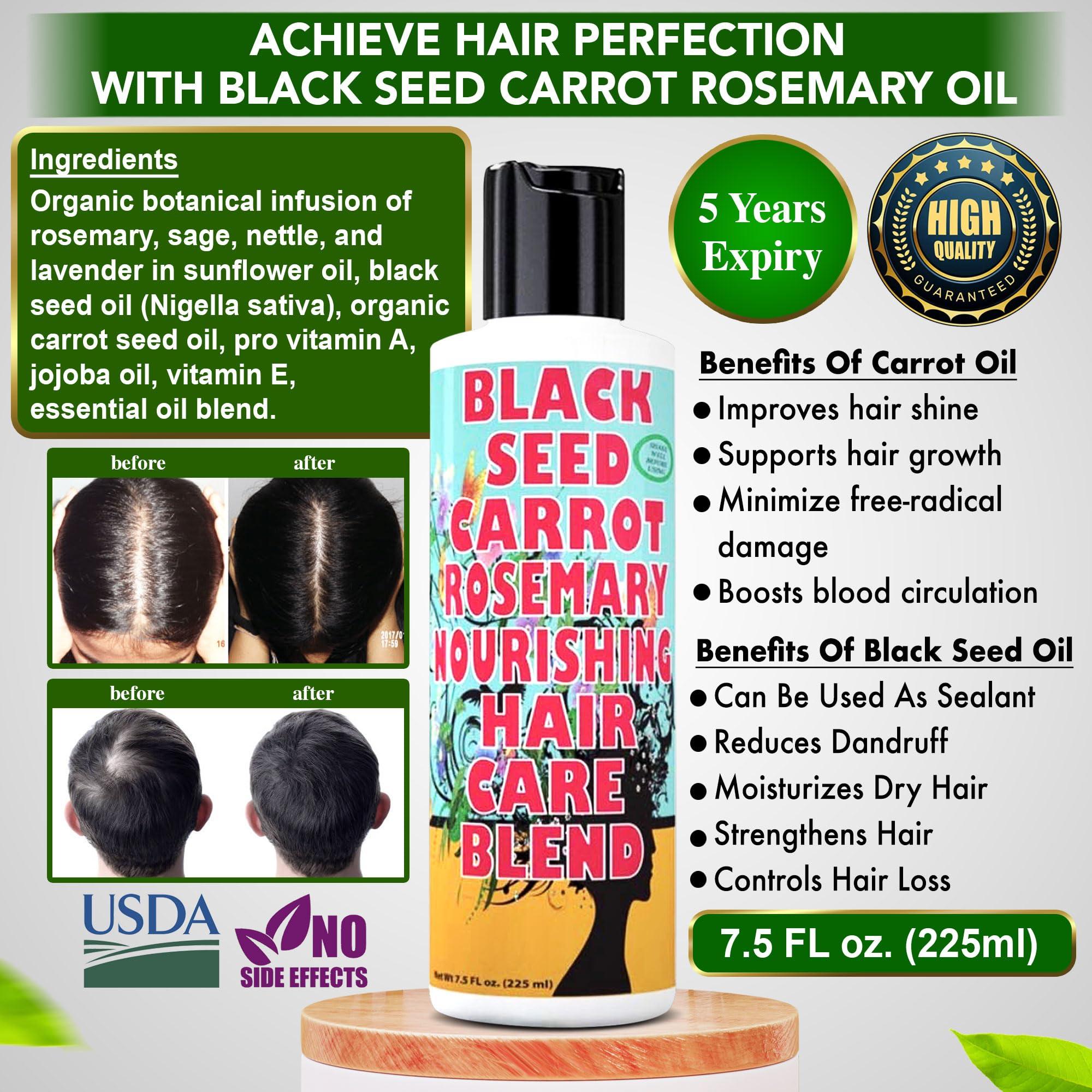 SWEET SUNNAH BLACK SEED, YOURS TO DISCOVER Premium African Black Soap & Black Seed Carrot Rosemary Hair Growth Oil - Ultimate Natural Skincare & Hair Care Bundle