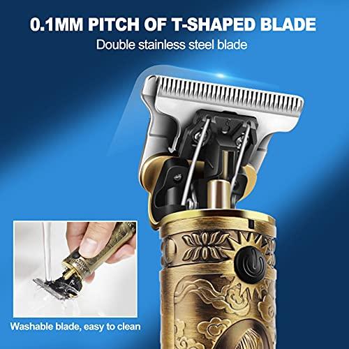 YiLFo YiLFo Professional Hair Clippers for Men, Electric Clippers Zero Gapped Cordless Beard Trimmer with LED Display, Rechargeable Hair Trimmer Barbers Haircut & Grooming Kit Gifts for Men