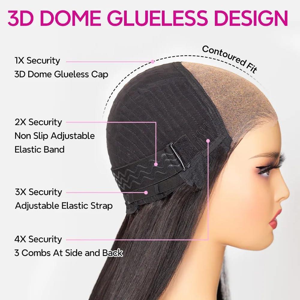 Tinashe Tinashe Glueless Wigs Human Hair Pre Plucked Pre Cut Reddish Brown Loose Body Wave Short Wig 65 Lace Pre-Bleached Knots HD Lace Front Wigs Human Hair for Black Women (#33 Reddish Brown - 14 inch)