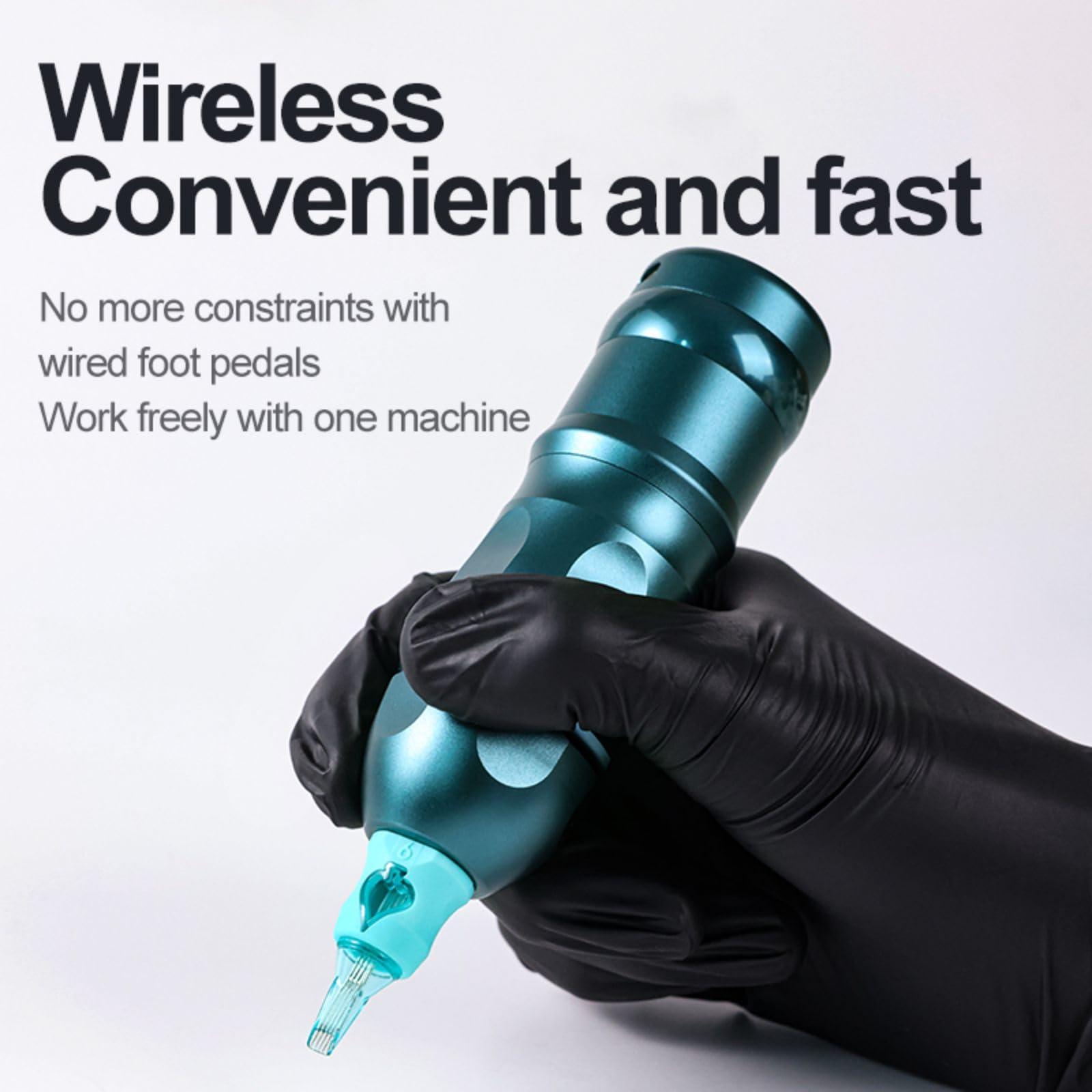 OG PRODUCE INK CARVER Wireless Tattoo Pen for Tattoo Starters, 1200mAh, Direct Drive Coreless Motor (Black)