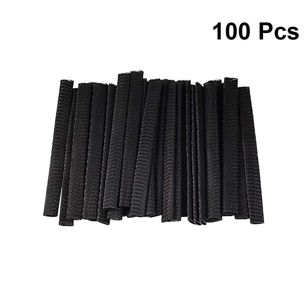 OSALADI OSALADI 100pcs Makeup Brush Guard makeup Eye Liner Makeup Brush Kit Makeup Brush Pen Guard Makeup Applicator Brush Cosmetic Brush Pen Guard Beauty Brush Mesh travel