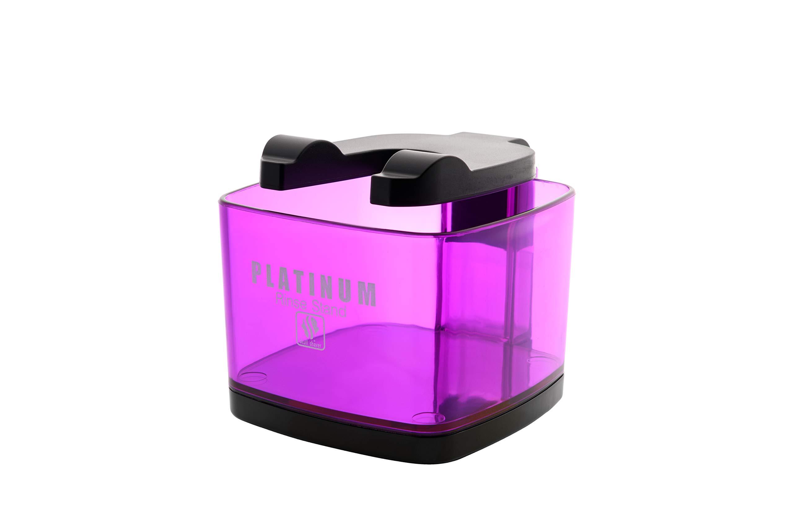 Skull Shaver Skull Shaver Butterfly Kiss Pro, Butterfly Platinum Rinse Stand (Rose Gold) and Beige Butterfly Kiss Electric Razor Travel Case Bundle