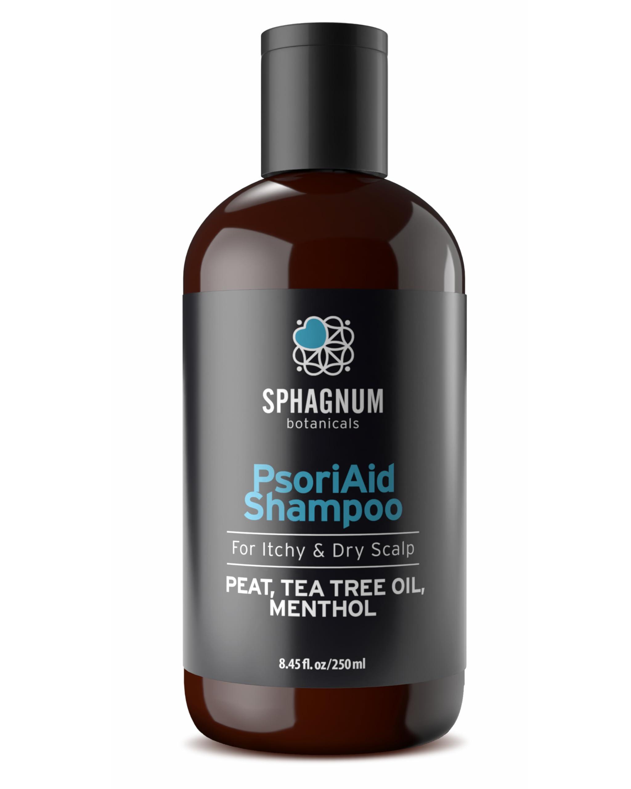 Sphagnum Botanicals Sphagnum Botanicals Psoriasis Shampoo - Peat Mud & Fulvic Acid Therapy for Itchy and Red Scalp Treatment. No Coal Tar. 8.45 Oz