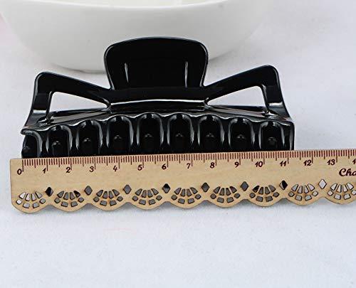 ericotry 11cm/4.4inch Large Plastic Hair Claw Banana Clips Butterfly Style Hairpin Hair Claws Grip Clip Clamp Hair Accessory for thick hair Women pack of 2