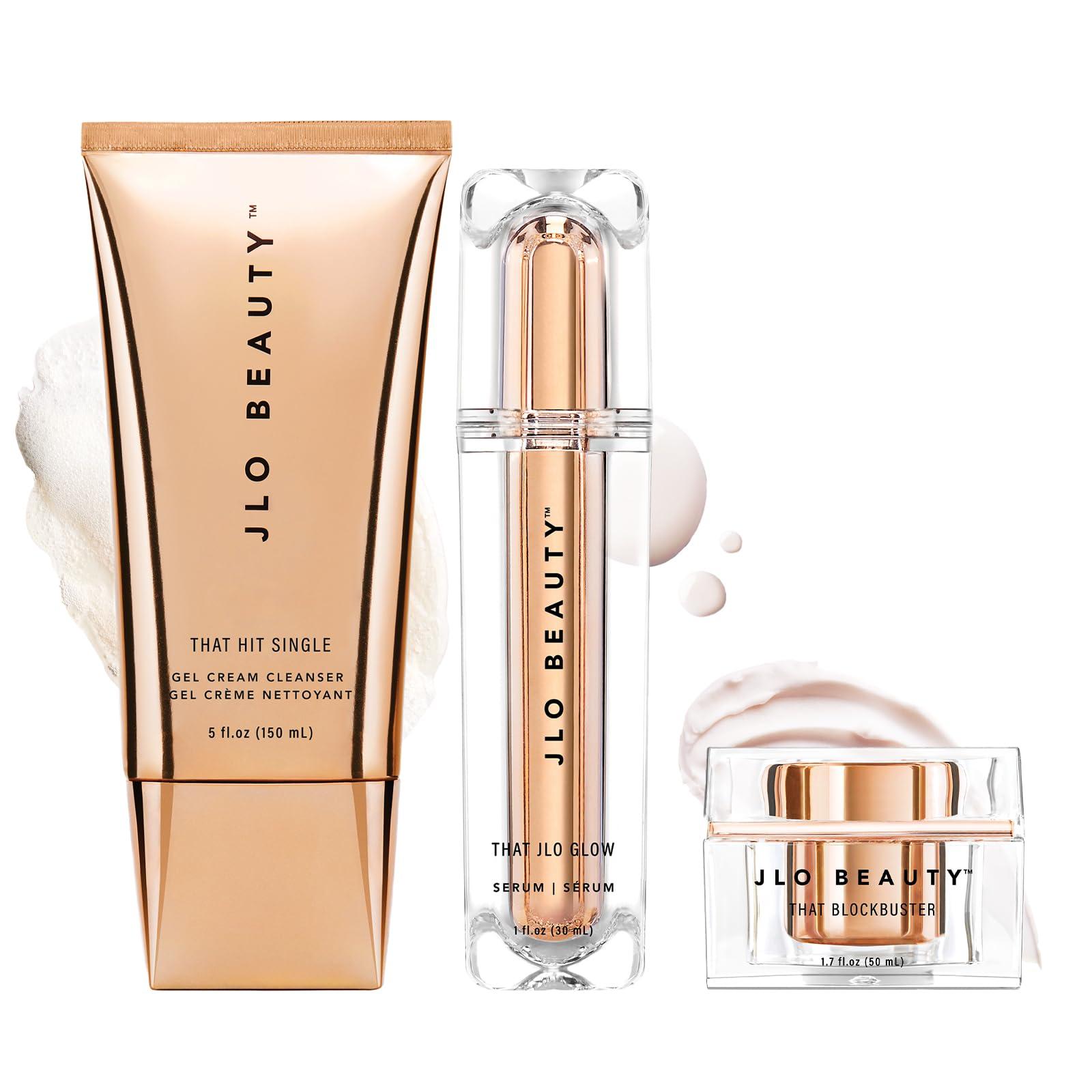 JLO BEAUTY JLO BEAUTY That JLo Starter Kit | Includes Serum, Cleanser, and Cream, Gently Tightens, Clears, and Hydrates for Smooth, Radiant Skin