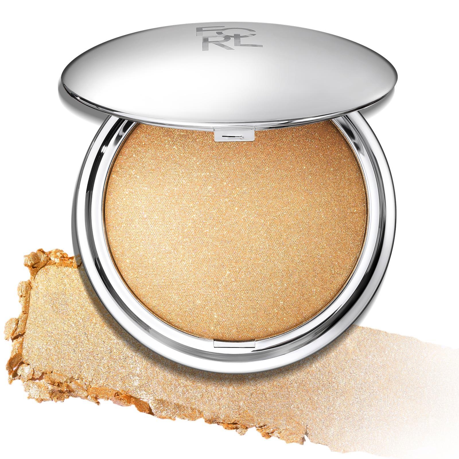 FOCALLURE FOCALLURE Shimmer Face Highlighter Makeup Powder, Gel to Powder Glow Finish, Leaving a Lightweight & Healthy Radiance, Long Lasting Luminous Face Body Highlighter Makeup,GD02 Escape Into Hyperspace