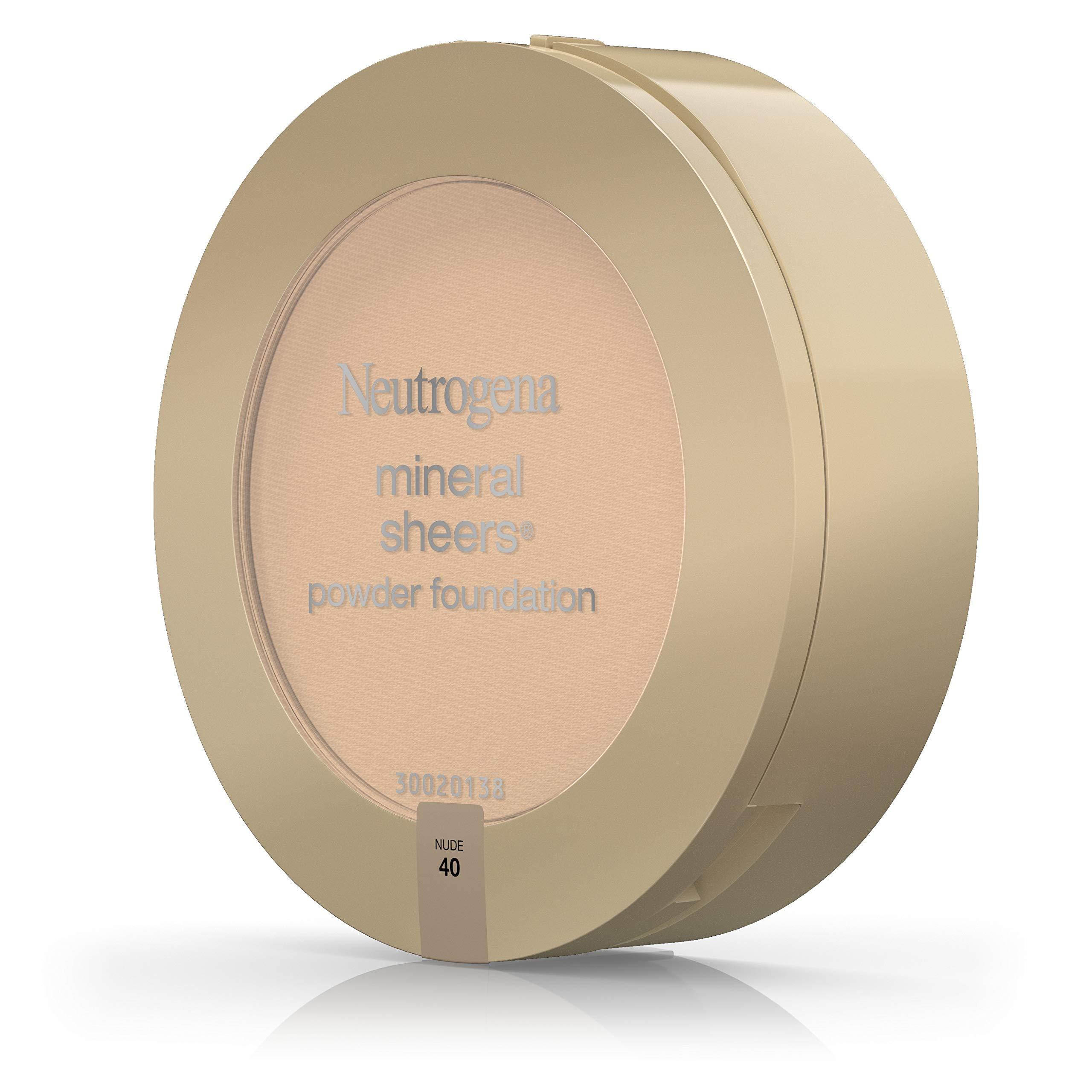 Neutrogena Neutrogena Mineral Sheers Powder Foundation, Nude 40, 0.34 Ounce