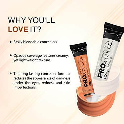 L.A. Girl LA Girl Pro Coneal HD. High Definiton Concealer 0.28 oz GC996 Highlighter (1 pc Highlighter)