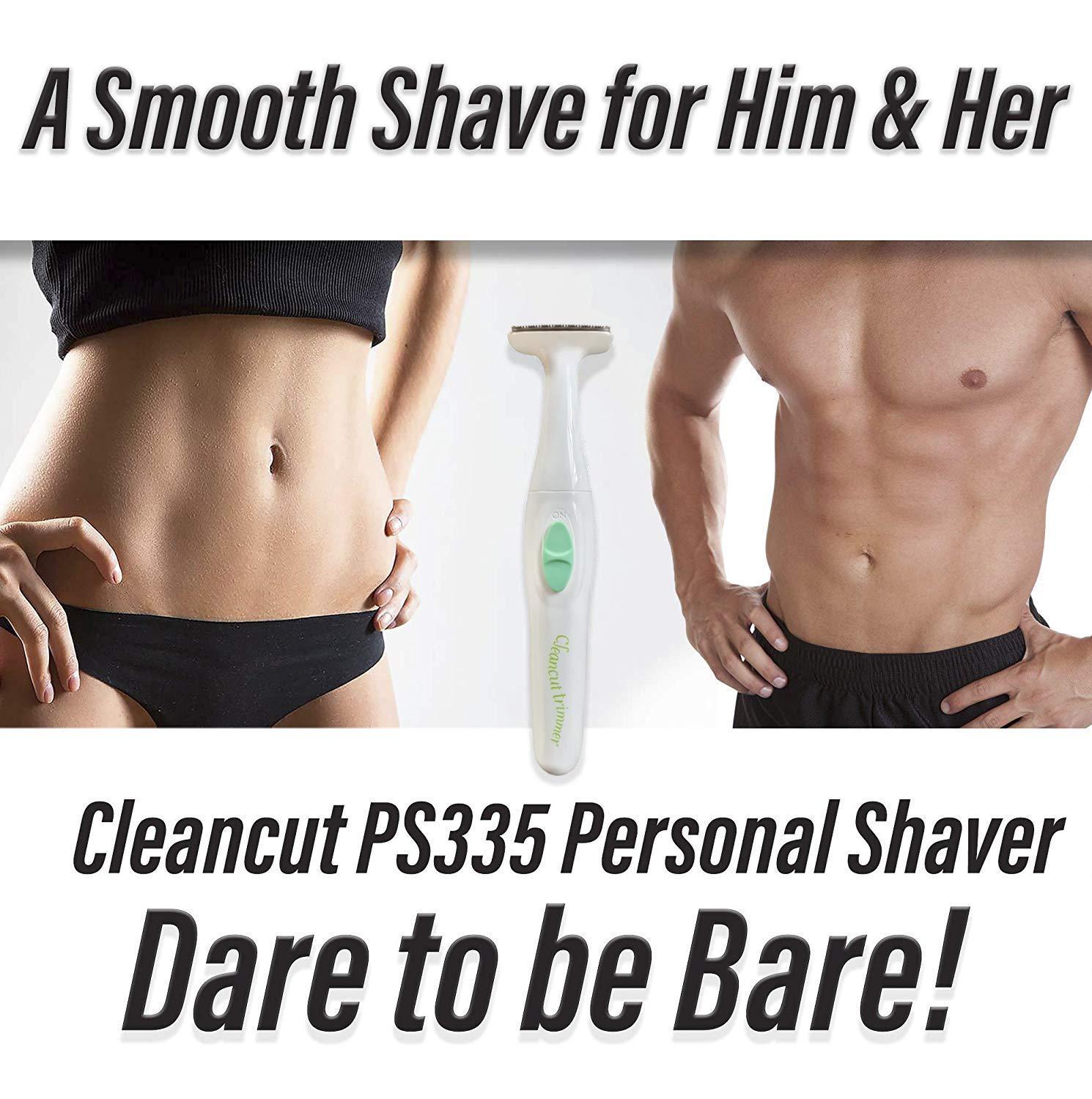 CLEANCUT Cleancut T-Shape Personal Shaver for Men and Women, Pubic Hair Trimmer for Intimate Areas, Cordless, Designed for Full Body Grooming  Made in Japan