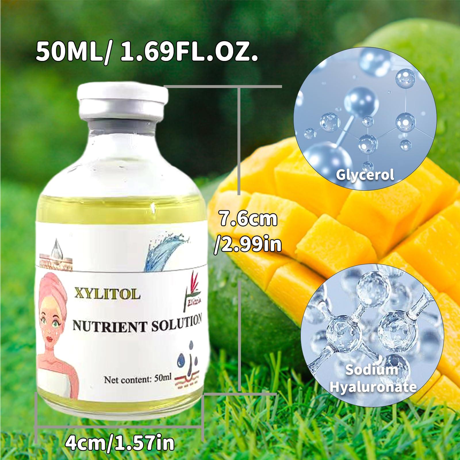 Elitzia Oxygen Facial Machine Oxygen Infusion Device Oxygen Sprayer Facial Nutrient Solution Set SPA Skincare Facial Machine Anti Aging Beauty Salon Machine 1.69fl.oz Per Bottle Eitzia