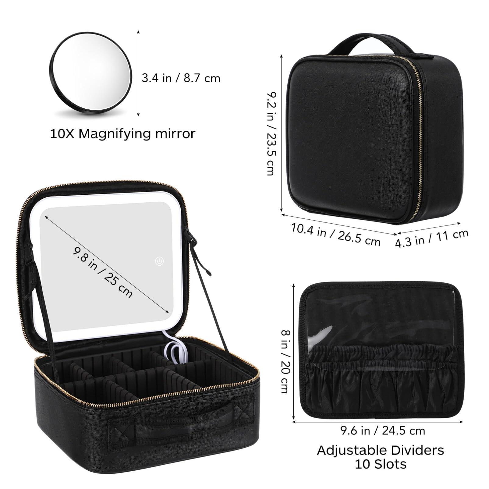 EXCEART EXCEART makeup organizer bag large capacity cosmetic bag large makeup pouch big cosmetic bag extra large toiletry bag makeup case large portable makeup bag travel pu leather