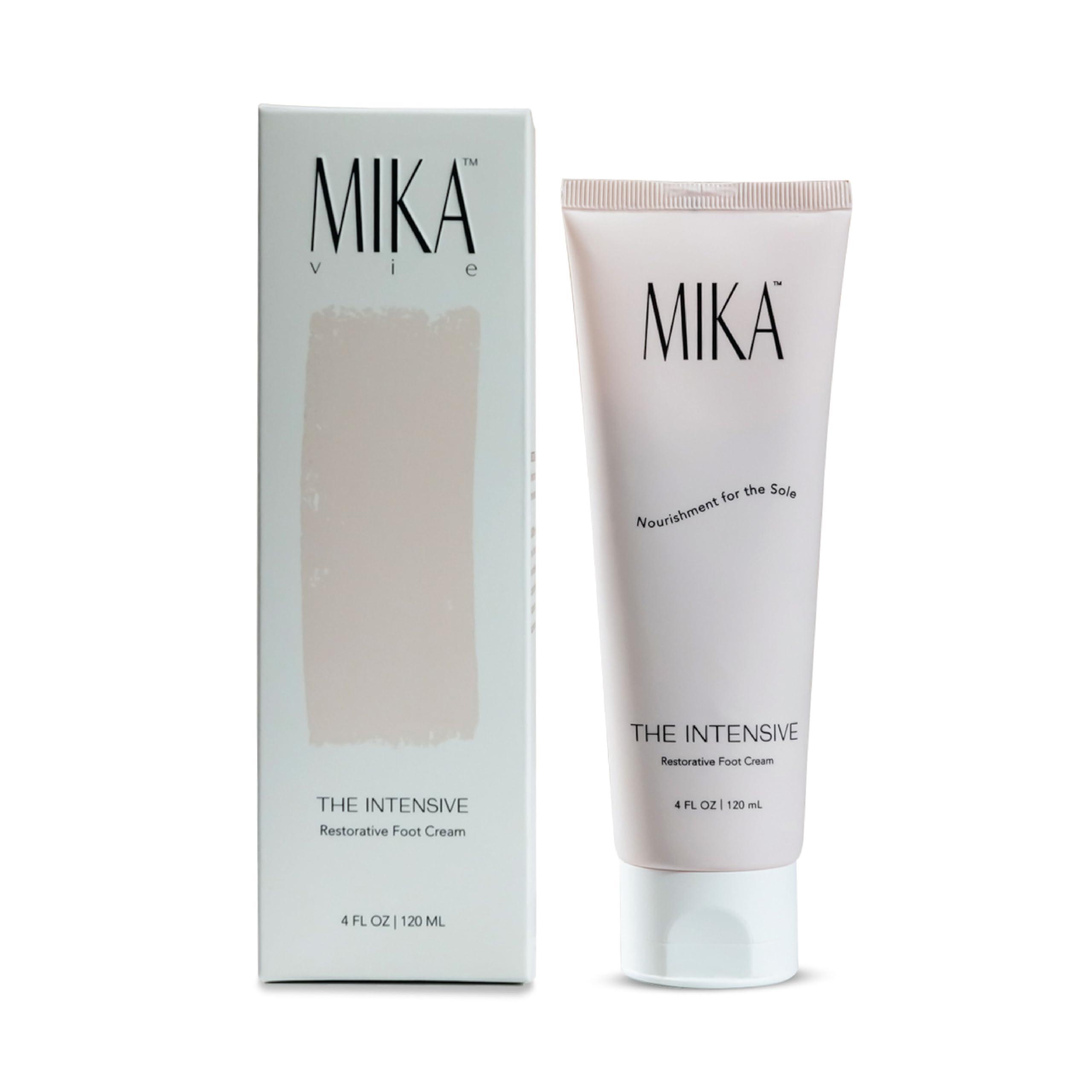 Mika Vie Foot Cream for Dry Cracked Heels | 25% Urea Cream for Feet with Vitamin E | Foot Moisturizer & Cracked Heel Treatment | Naturally Scented, Paraben and Phthalate Free