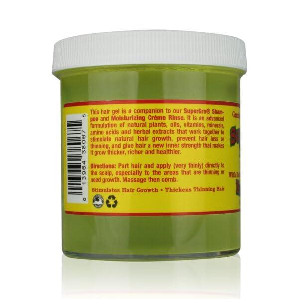 AFRICAN FORMULAS Genuine African Formula SuperGro Extra Hold Gel for Natural Hair Styling - 16 oz