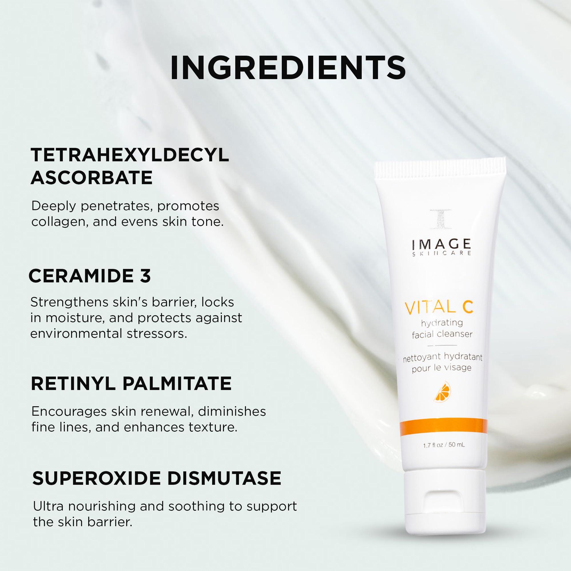 IMAGE Skincare IMAGE Skincare, the MAX Facial Cleanser + Night Repair Cream Set + Hydrating Facial Cleanser (4 fl oz + 1.7 oz + 1.7 oz)