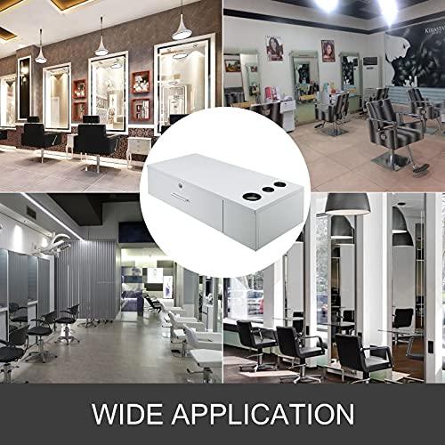 VEVOR VEVOR White Salon Wall Mount Stations Styling Classic Locking Storage Beauty Salon Spa Equipment Barber Stations