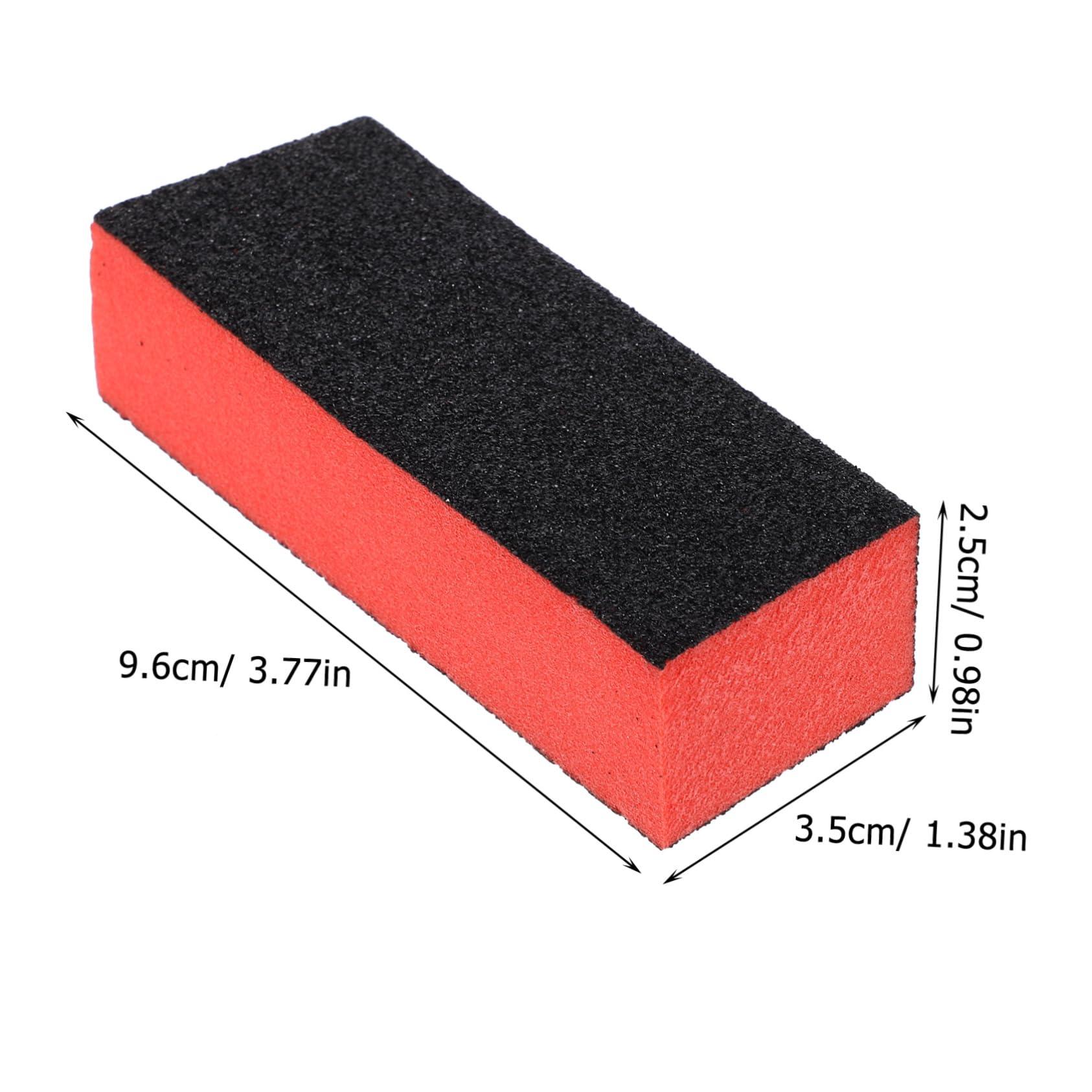 LALAFINA LALAFINA Nail Finishing Polisher Buffer Block Manicure Sanding Sponge Nail Polish File Board Portable for Home Salon