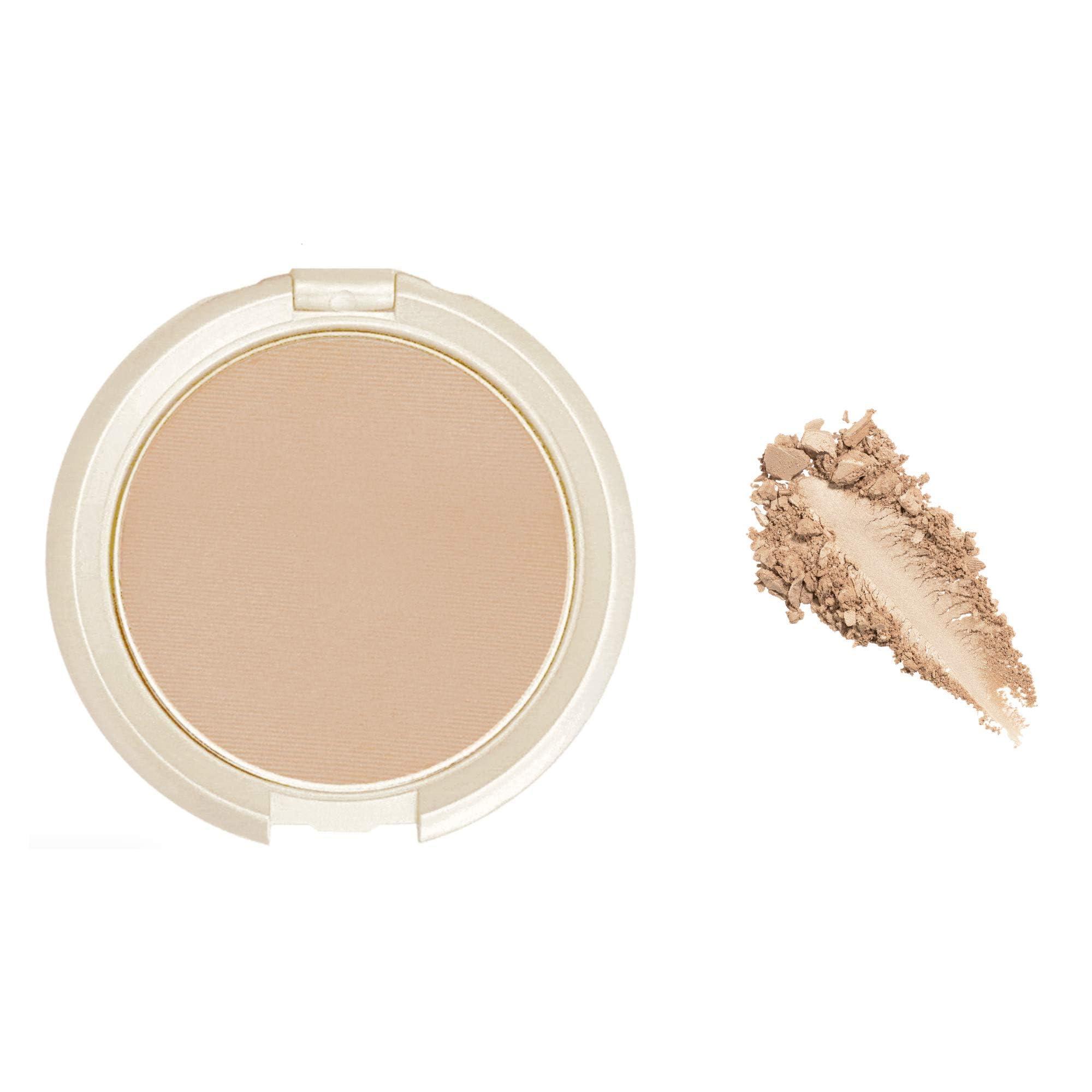 Elizabeth Mott Elizabeth Mott Show Me Your Glow Shimmer Shadow and Highlighter Makeup - Natural Face Glow Makeup - Cruelty Free and Paraben Free - Illuminating Pearl Highlight - Compact Powder Highlighter (10g)