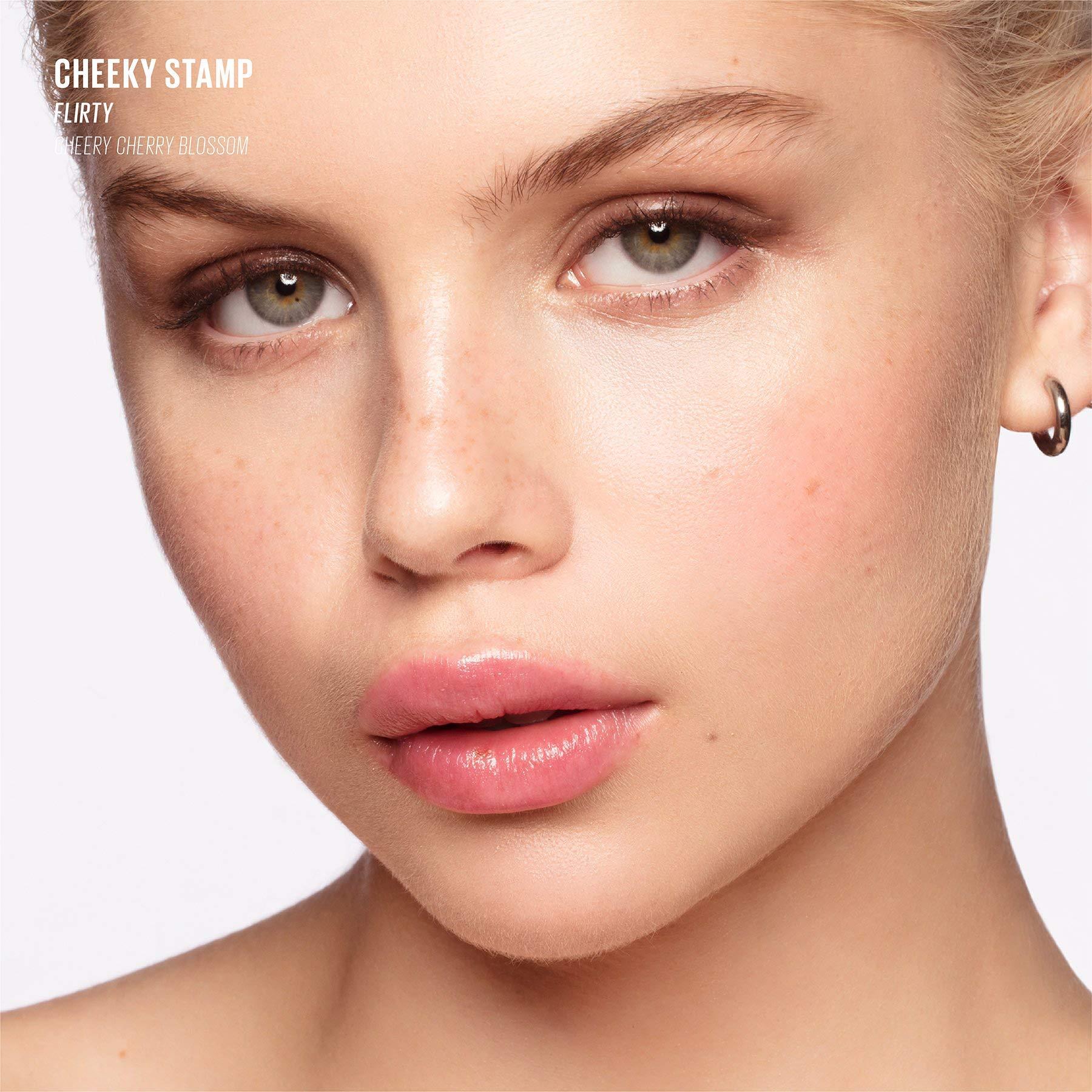 Kaja KAJA Cheeky Stamp | Gift, Blendable Blush | 06 Flirty - cheery cherry blossom | Cruelty-free, Vegan, Paraben-free, Sulfate-free, Phthalates-free, K-Beauty