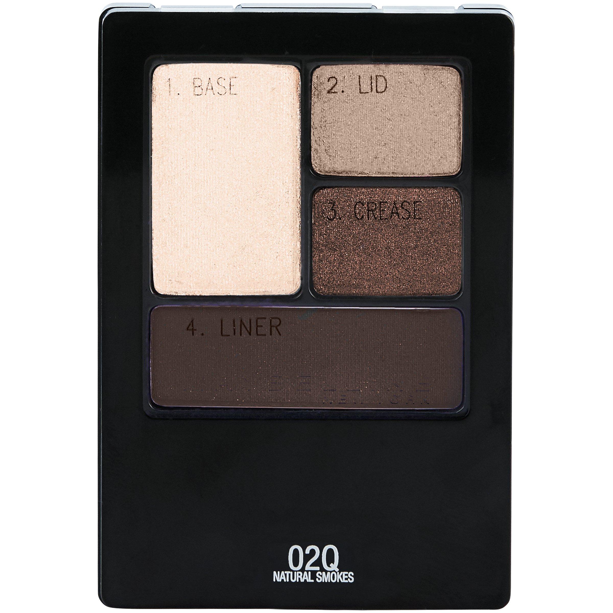 Maybelline New York Maybelline New York Expert Wear Eyeshadow Quads, Natural Smokes, 0.17 oz.