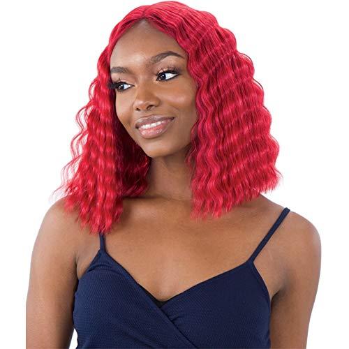 FreeTress Equal Freetress Equal Synthetic 5 Inch Deep Part Lace Front Wig - DEEP WAVER 001 (CHERRY)