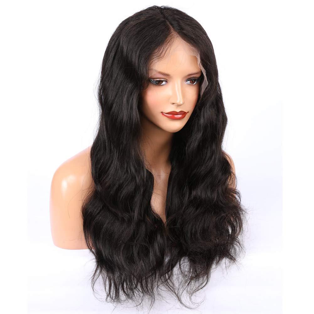 Tony beauty hair Tony Beauty Hair Natural Black Body Wave Full Lace Human Hair Wigs For Black Women Virgin Brazilian Hair Wavy Full Lace Wigs with Baby Hairs Glueless Lace Wigs 130 Density 10-26" (10" Free Part)