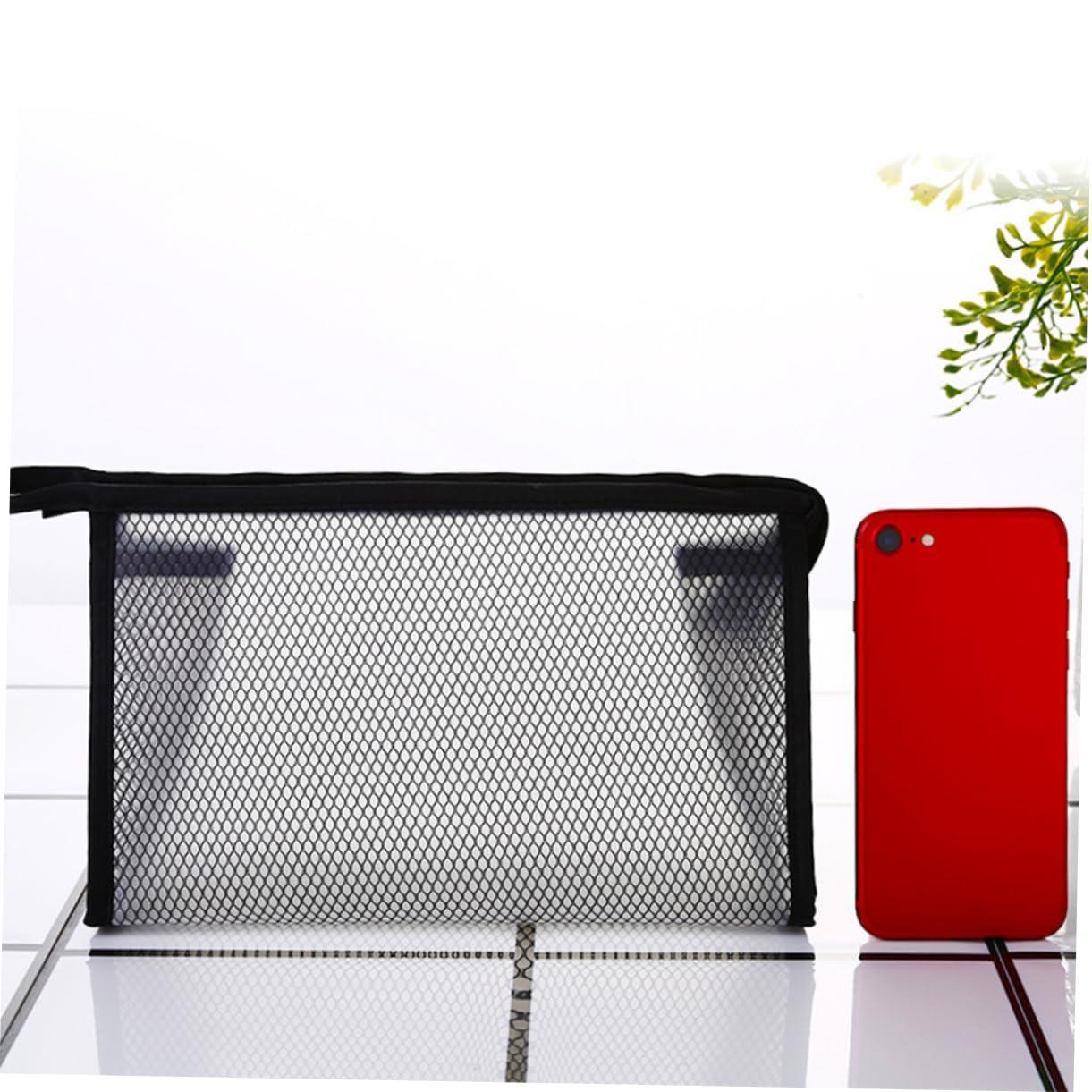 DOITOOL DOITOOL 3 Pcs Makeup Bags Makeup Bag for Travel Clear Makeup Bag Mesh Cosmetic Bag Pouch Bag Mesh Bag Travel Pouch Makeup Pouch Mesh Makeup Bag Toiletries Bag Storage Bag Wash Bag Grid